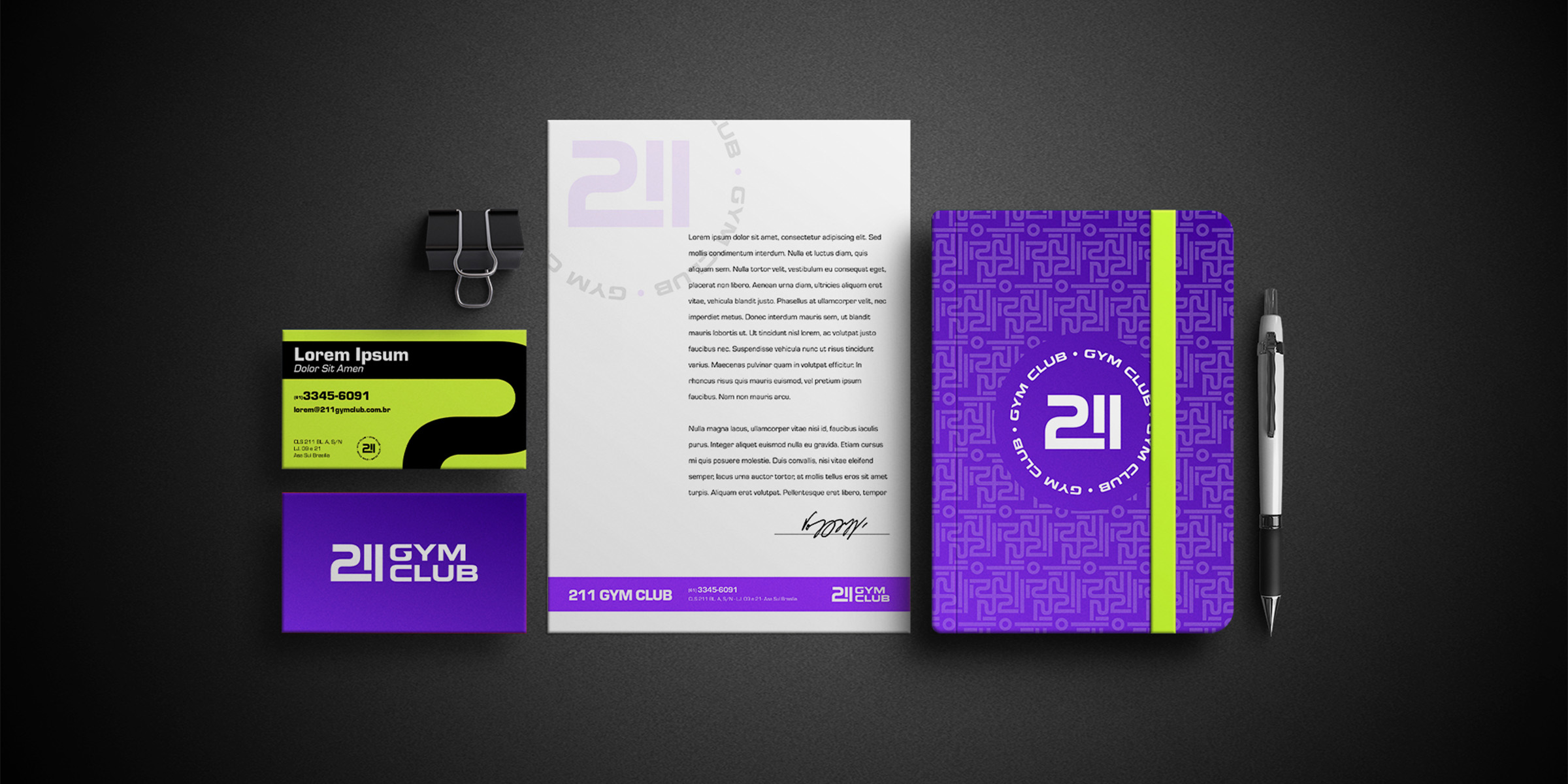 Papelaria da 211 Gym Club